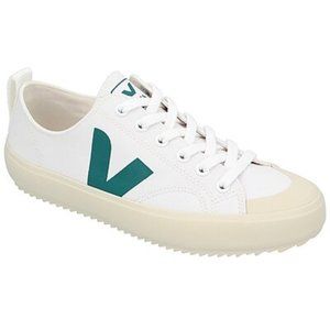 VEJA NOVA LOW CANVAS SNEAKERS WHITE GREEN SIZE 8